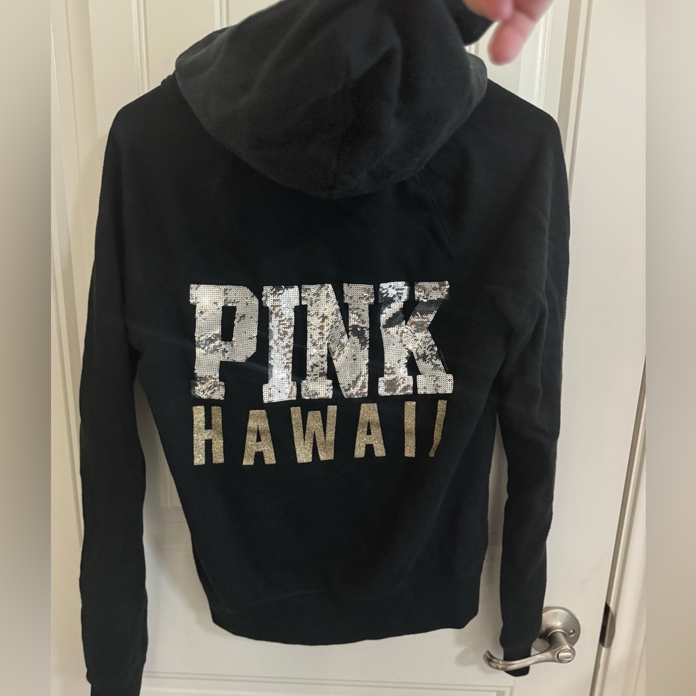 Vintage vs pink Hawaii zip up hoodie